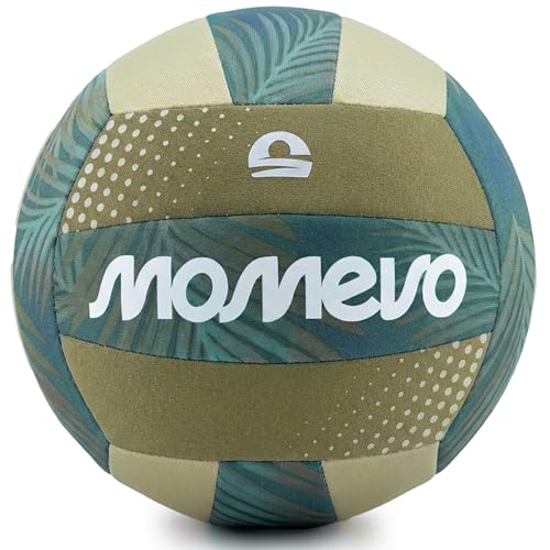 Momevo BeachBuddy Neopren Wasserball für Kinder ab 2 Jahren – weicher Kinderball für draußen, Forest, Größe 5 (Ø 22 cm)