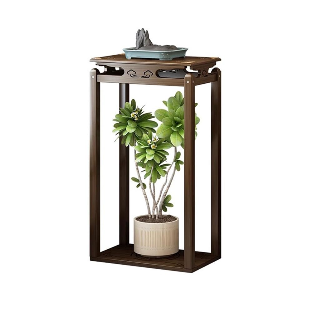 ZENY896V Home Indoor Home Decor Bonsai Rack, for Living Room Balcony Bamboo Plant Shelf Decor(Large)