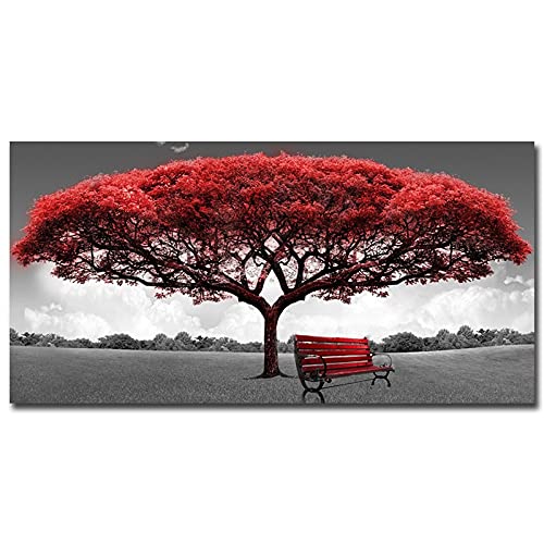 Peinture Kits Diamant Grand Arbre 80x220 | Toile Premium Mosaïque