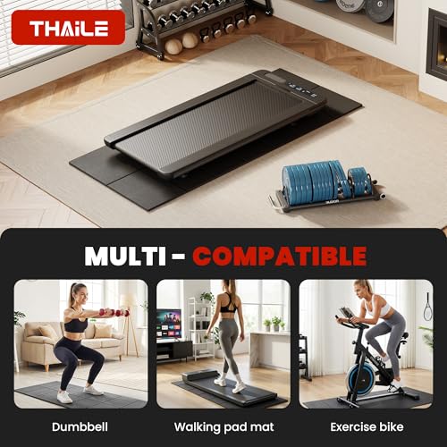 Image of Walking Pad Treadmill Mat for Carpet Floors,55x24 Hardwood Floor Protection, Mats for Under Walking pad /Treadmill /Bike /Exercise Equipment on Carpets, Noise Shock Absorption, Stationary