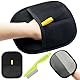 2 Stück Fellmagnet, New Pet Hair Remover Glove mit Flohkamm, Wiederverwendbare Antistatische Handschuhe, Katzenhaarentferner Handschuh für Pflege Entfernung Unerwünsch für Glattes, Gesundes Fel