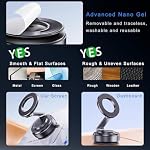 2026 Upgraded Magnetic Car Phone Holder Mount, [98+LBS Suction & 3200gf Magnetic] Vacuum Suction Cup Phone Holder, 360° Rotation Shower & Wall Mount Car Accessories for iPhone 17 Pro Max