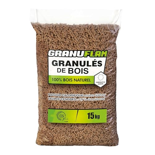 Sacchetto pellet granuli stufa 15kg granuflam