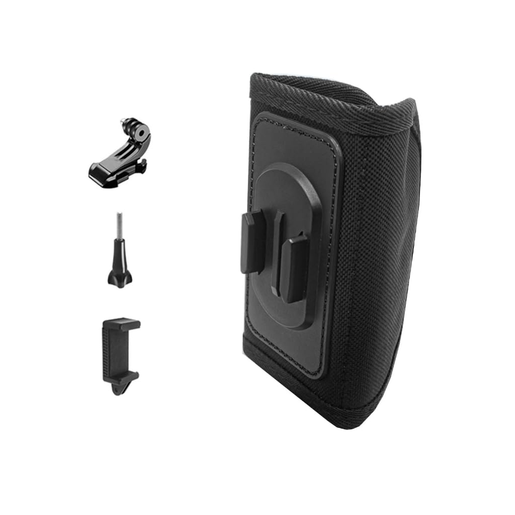 XAGMODSHN Backpack Clip Buckle for 9 Black/360/ Action Cameras Fixed Mount Bracket Base/J-Hook & Long Screw