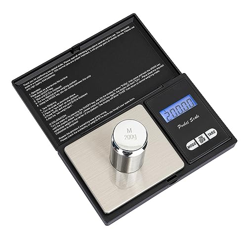 Báscula digital de bolsillo BestAlice 200g/0.01g portátil miniatura 7