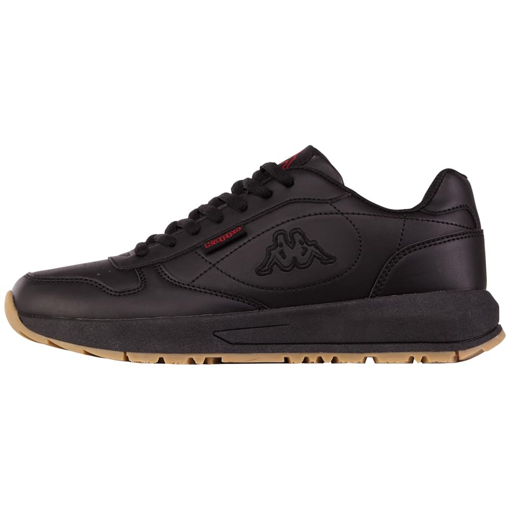 Kappa Deutschland Unisex Style Code: 243368 Basis Sneaker, Black, 4 UK