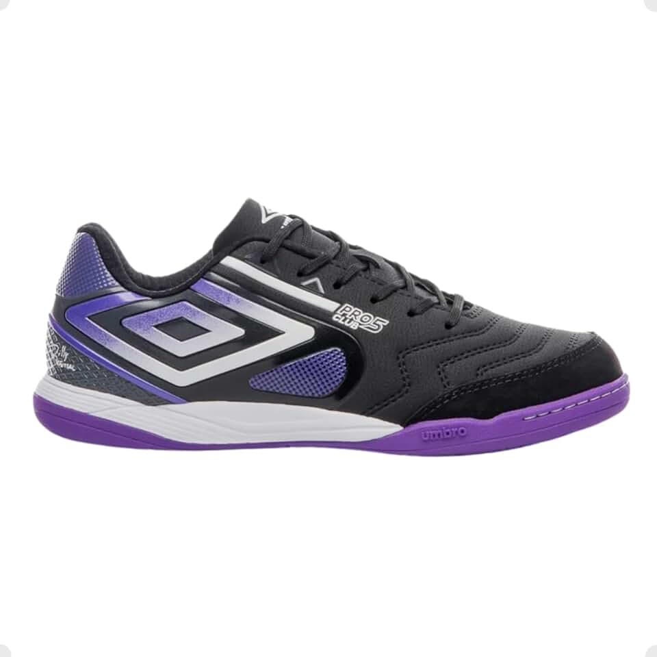 Chuteira Futsal Umbro Pro 5 Bump Club Preto/limão/royal U01fb042-160 45