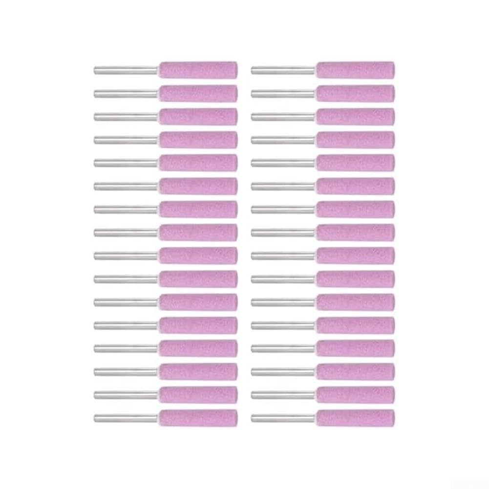 Kit affilatrice motosega grana 120 set pietre affilare utensili rotanti 4 mm
