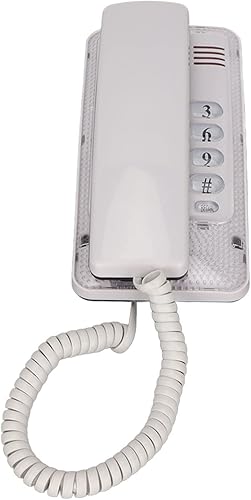 Miniatura 5 de Teléfono de escritorio con cable, teléfono fijo portátil montado en la pared, con función de silencio rápido de redireccional, teléfonos con cable