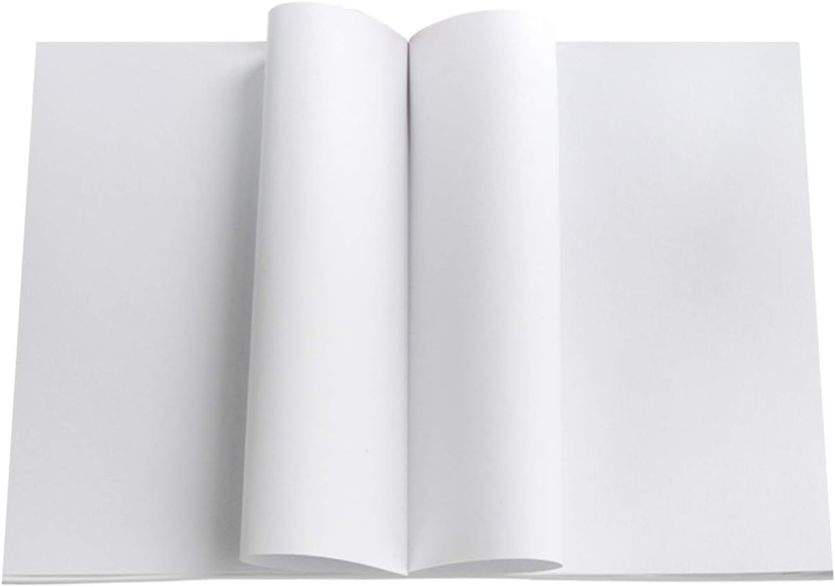 100Sheets Newbested White Watercolor Paper Cold Press Cut Bulk Pack for Beginning Artists or Students. (10 x 7 Inch) (12 x 17 INCH)