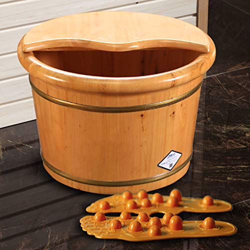 Spa de pies de madera para pedicure con tapa miniatura 2