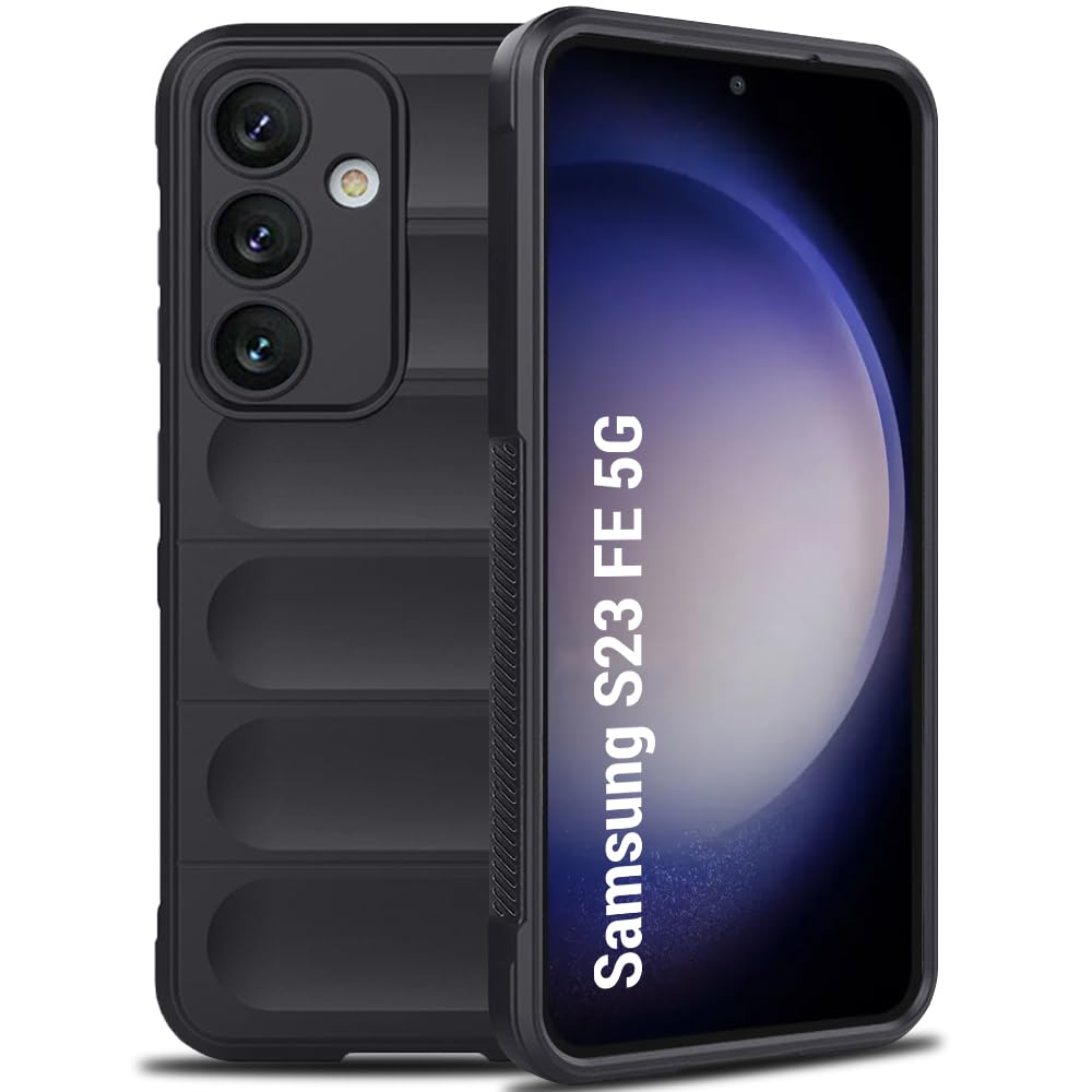 TheGiftKart Liquid Silicon Back Cover Case for Samsung Galaxy S23 FE 5G | Shockproof Military Grade Protection | Micro-Fibre Cloth On Inner Side | Built-in Anti-Slip Grip Samsung S23 FE Cover (Black) (B0CK5LJSGZ) Amazon Price History, Amazon Price Tracker