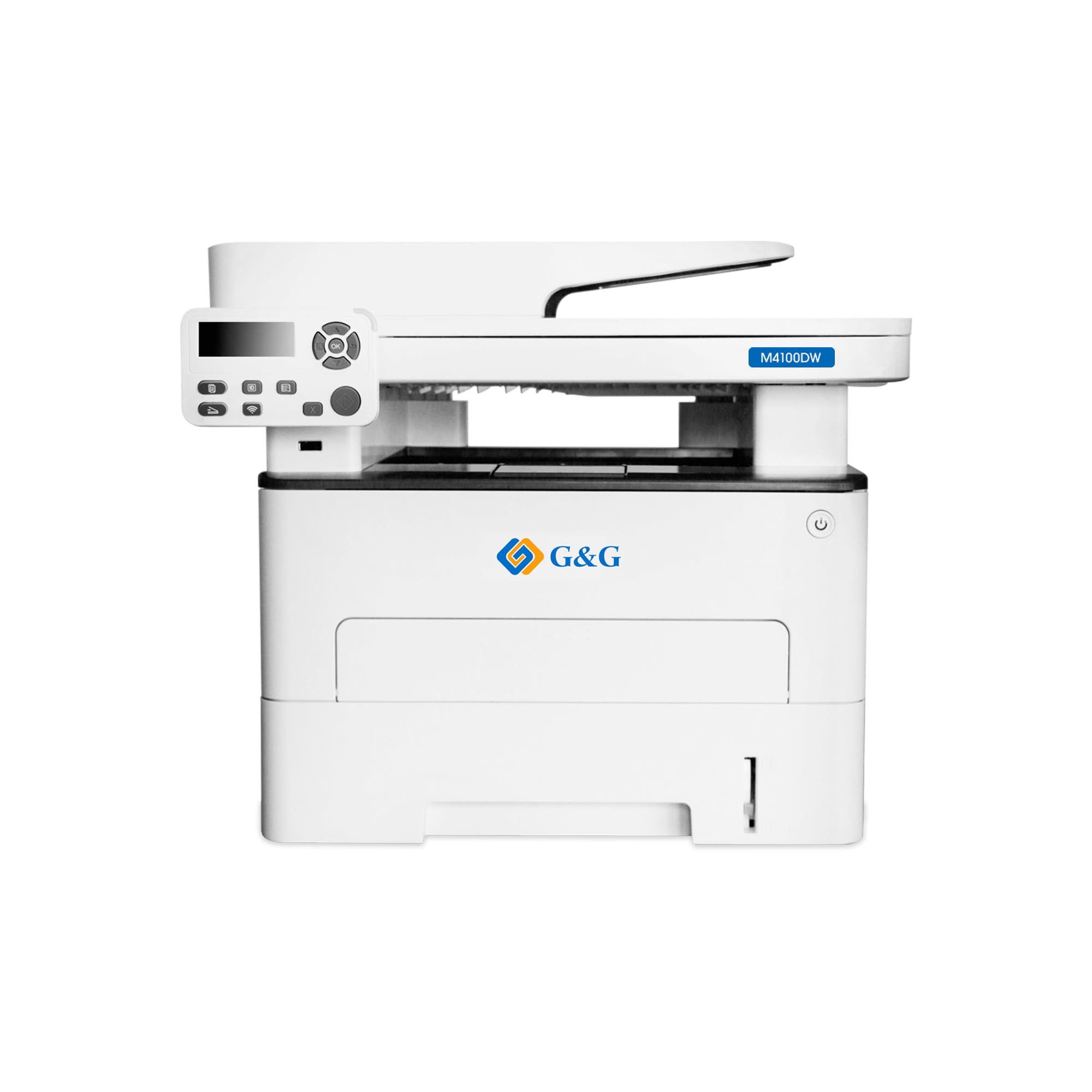 G&G M4100DW stampante laser, scanner fotocopiatrice multifunzione laser, Wi-Fi nero e bianco, stampante laser duplex,33 – 35 ppm