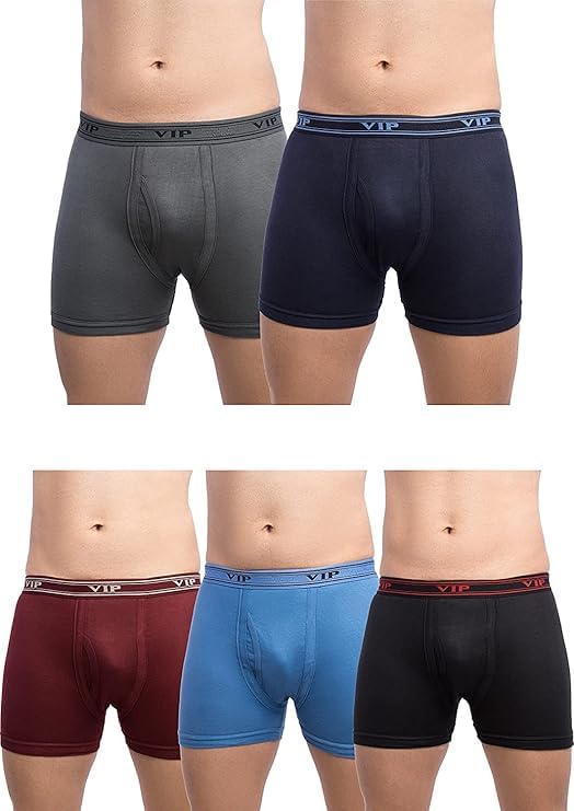 vip Men's Cotton Trunks (Pack of 5) (Vip ultima Assorted Trunks_Assorted_L)-picture-12