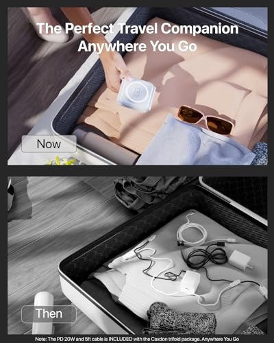 Travel Charger 3 in 1 for Multiple Devices, iPhone, Apple Watch, AirPods