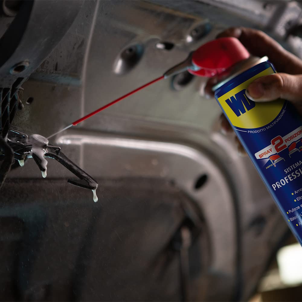 WD-40 Prodotto Multifunzione Lubrificante Spray con Sistema Professionale Doppia Posizione & Specialist Lubrificante al Silicone Spray Applicazione Pulita con Sistema Doppia Posizione 400 ml
