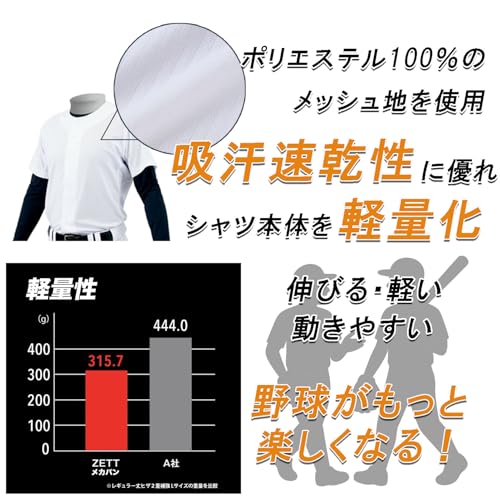 Amazon.co.jp: ゼット(ZETT): おすすめ商品 ユニフォーム・練習着