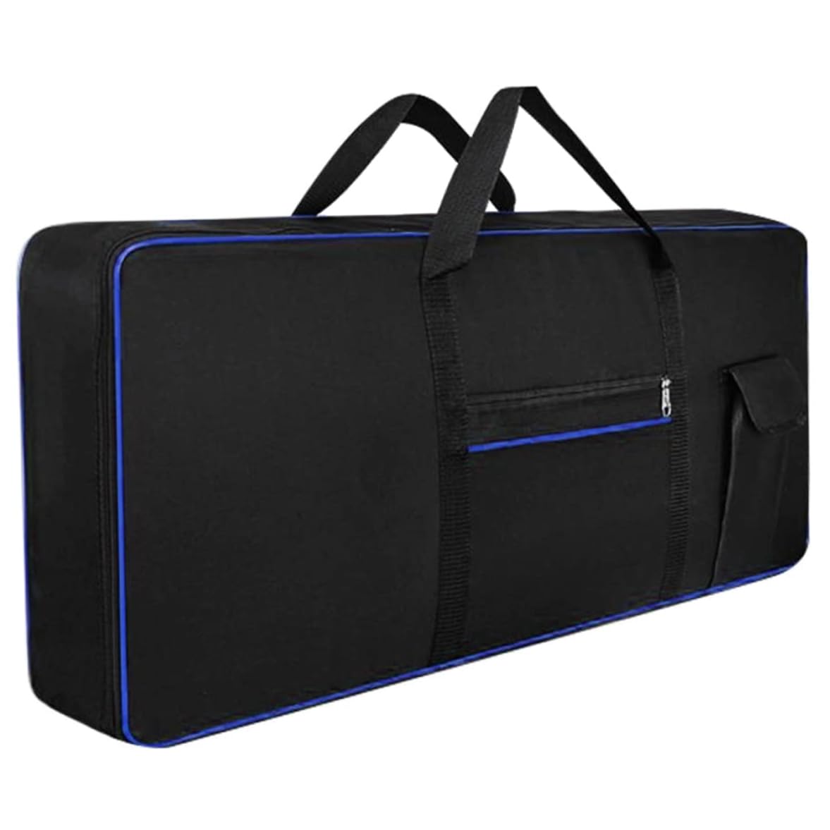 Borsa per tastiera elettronica Custodia per pianoforte a 61 tasti impermeabile Antiurto Tessuto Oxford Blu Borsa per tastiera a 61 tasti Custodia per pianoforte elettrico Borsa per tastiera elettronic