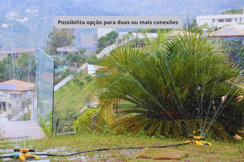 Irrigador De Casa Horta Jardim 360 Automatico Grama Giratorio Aspersor
