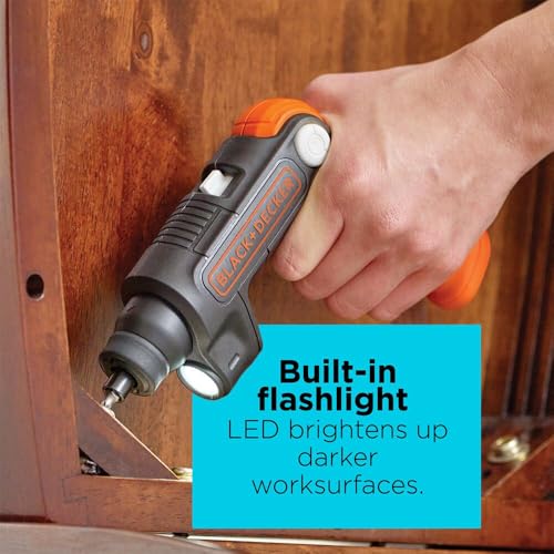 BLACK+DECKER 4V Pivot Screwdriver
