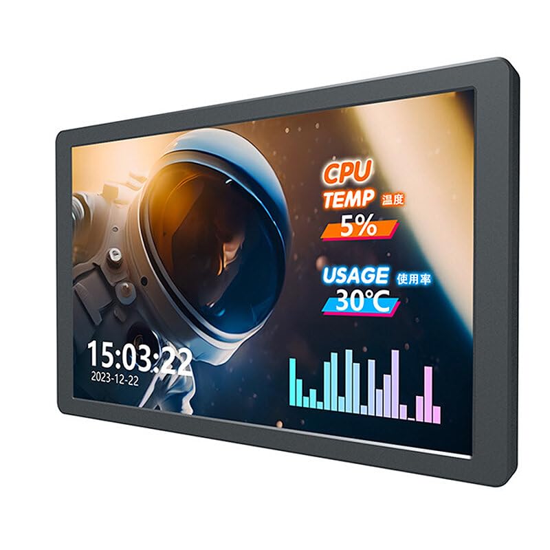 Monitor USB 8 pulgadas IPS con carcasa de luz ambiental RGB e interfaz Type-C compacta 2
