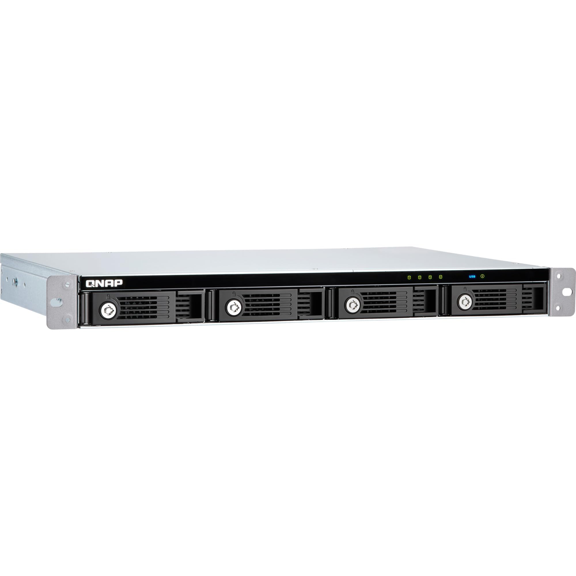 QNAP TR-004U 4 Bay Rackmount NAS Expansion - Optional Use as a Direct-Attached Storage Device,Black