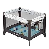 Pamo Babe Portable Baby Playpen, Baby playard for Toddlers,Portable Crib with Storage Bag Blue
