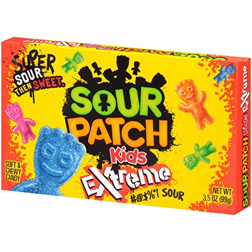 Mondelez Sour Patch Kids Extreme Sour Soft & Chewy Candy, 99g