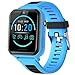 Smartwatch Niños - Reloj Inteligente Niña Niños con Llamada SOS Música 14 Juegos Cámara Cronómetro Despertador Calculadora Linterna Pantalla Táctil, Reloj Llamada Niños Regalos para 4-12 Años (Azul)