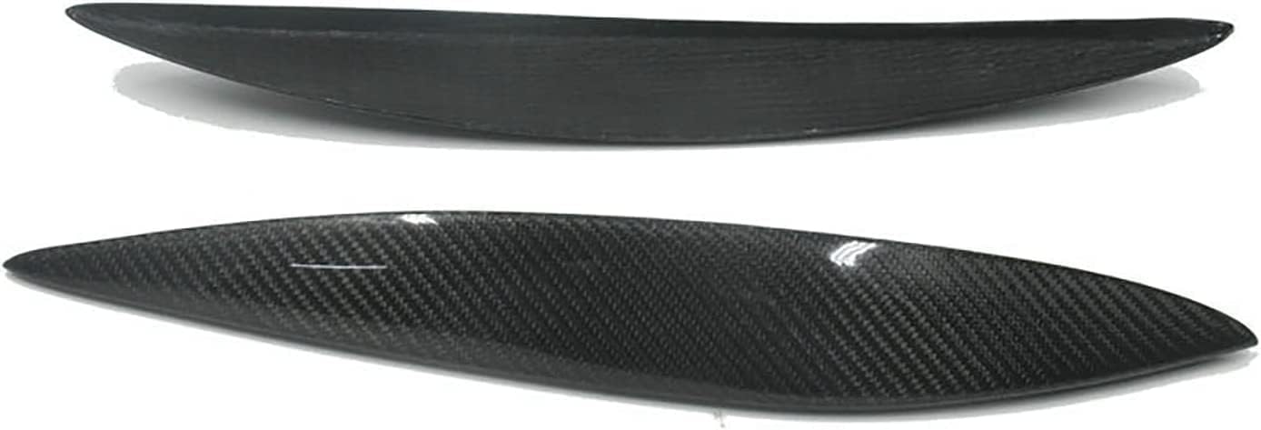 NURCIX Accesorios para Cejas de los Faros del automóvil, para Vauxhall Opel Zafira B 2006-2011,Carbon Fibre Look