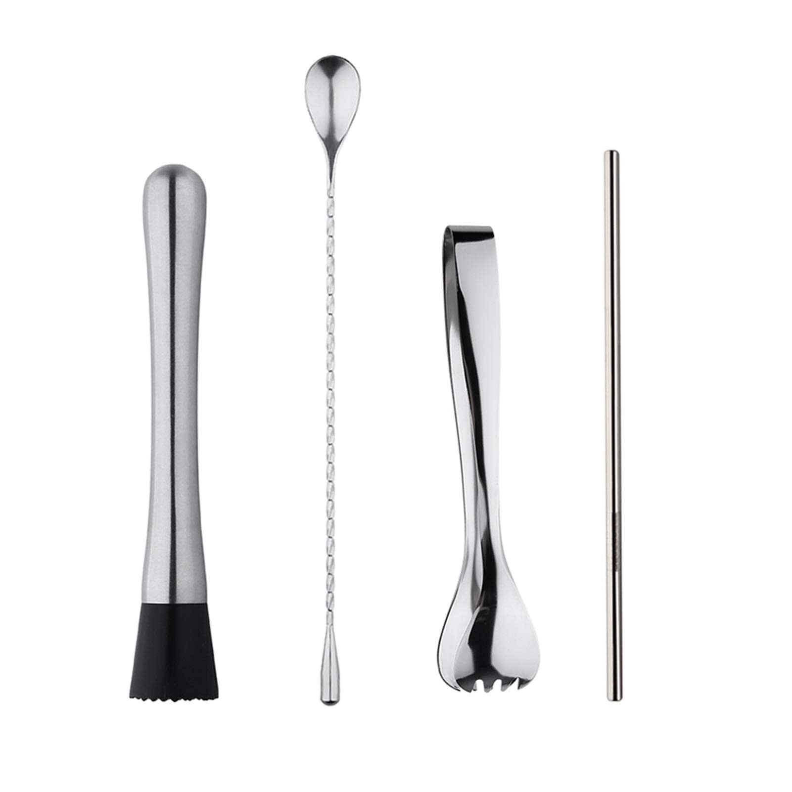 Set di strumenti da bar premium per shaker da cocktail/Set di shaker per cocktail da 9 pezzi (18/8), Muddler, Jigger, cucchiaio, versatore, pinza per ghiaccio e set di shaker per cocktail con s
