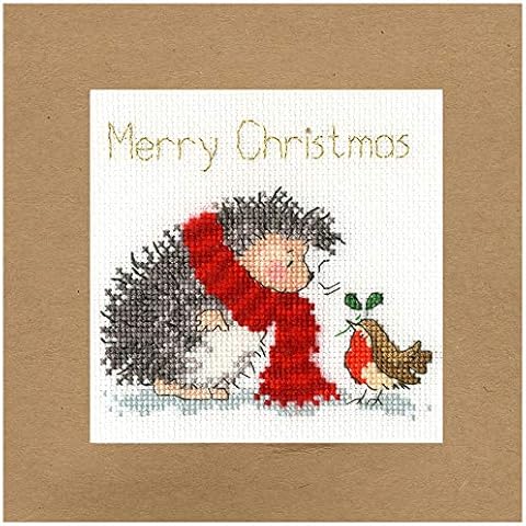 Bothy Threads Christmas Wishes counted cross stitch Christmas Card kit Cover
