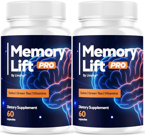 (2 Pack) Memory Lift Pro Supplement Capsules - Official Memory Lift Pro Brain for Your Brain Supplement, MemoryLift Pro Pills, Memoryliftpro All Natural Support Wellness & Health Support, 120 Capsules