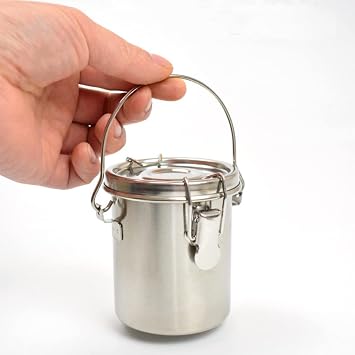 Airtight Stainless Steel Paint Brush Cleaner - Leak-Proof Brush Cleaner Bucket for Artists - Pen Art Supplies and Painting Tool