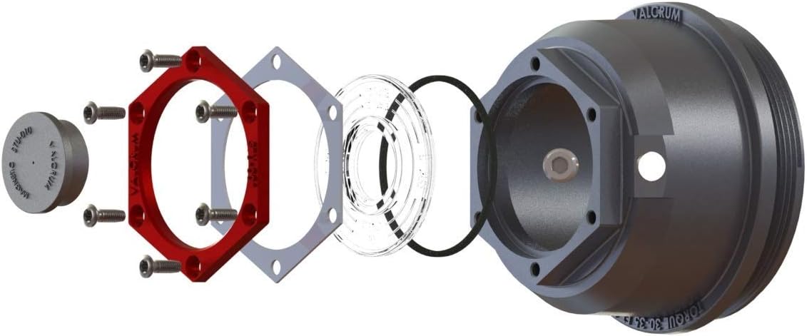 Valcrum HD Aluminum Trailer Oil Hub Cap for 9-16k Axles - ST375