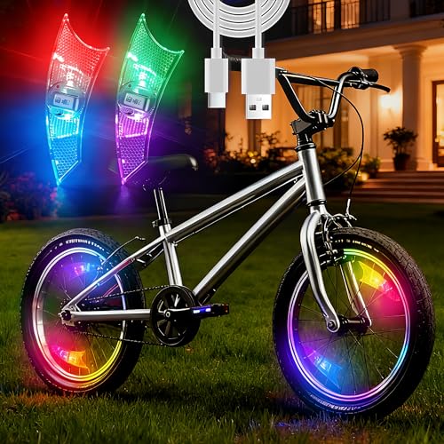 Rechargeable Bike Wheel Lights 2-Pack