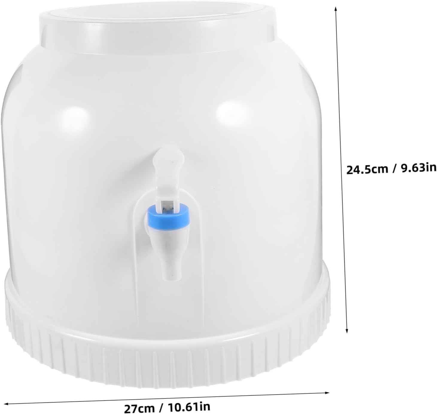 VICASKY Portable Water Dispenser Stand for Bottles Compact Water Jug Holder with Faucet Space Saving Desktop Cooler for Home Office and Apartments