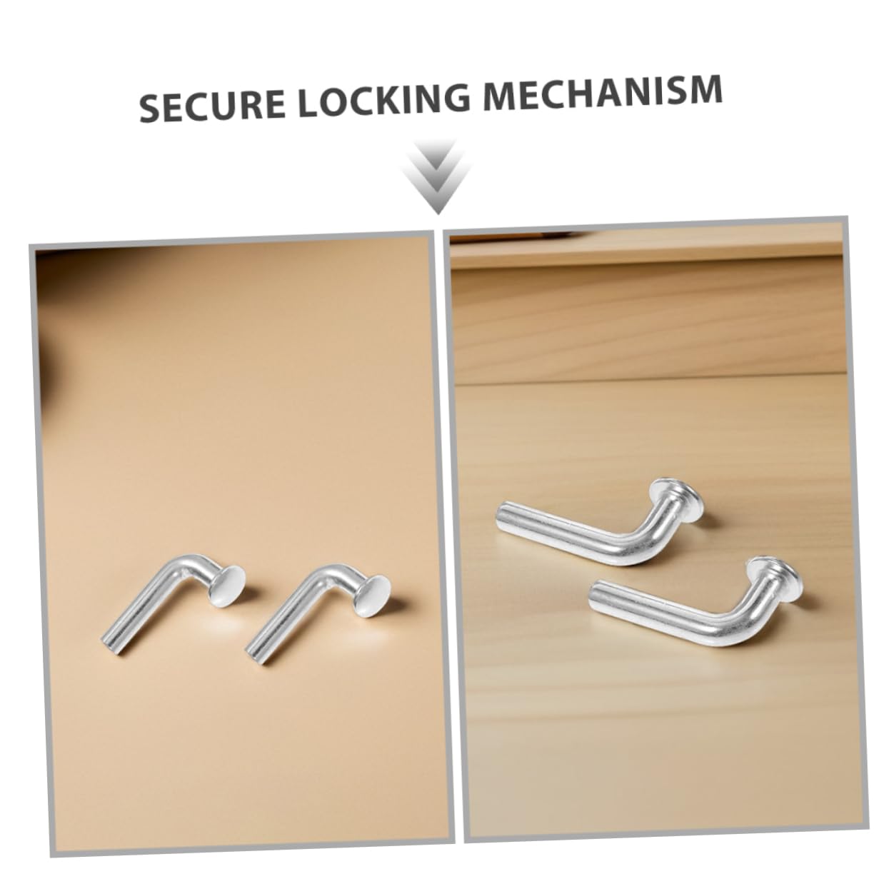 LIFKOME 100 Sztuk Szt Kształtny Pin Zabezpieczający Wytrzymały Metalowy Zatrzask Do Regałów Paletowych Bezpieczny Element Mocujący Do Magazynowych Systemów Przechowywania
