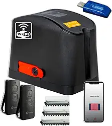 Motor de Portão Garen Fit Connect 220V com Wi-Fi App GSmart 4.0 e 3,5m de Cremalheira (6 Metros)