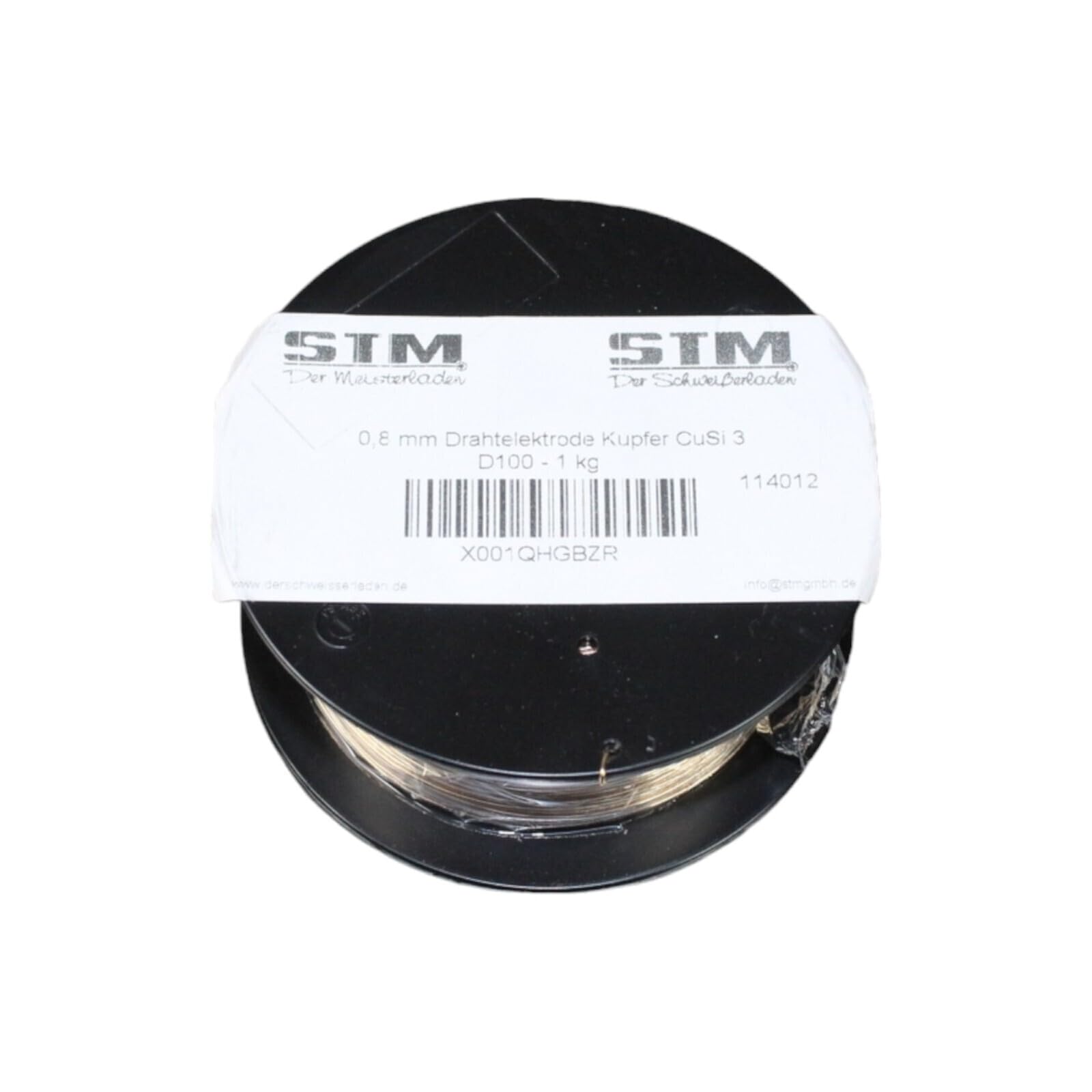 Bobina de alambre CuSi3, 0,8 mm, 1 kg, D100, bobina 2.1461 para soldadura Mig