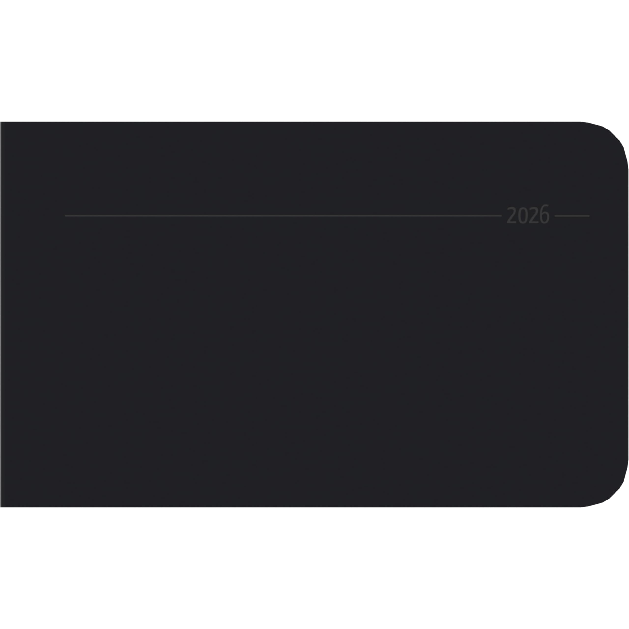 Alpha Edition - Timer To Go Tucson Schwarz 2026 – Buchkalender Querformat 15×9 cm mit Wochenübersicht & edlem Einband, kompakter Terminplaner für Büro, Beruf & unterwegs