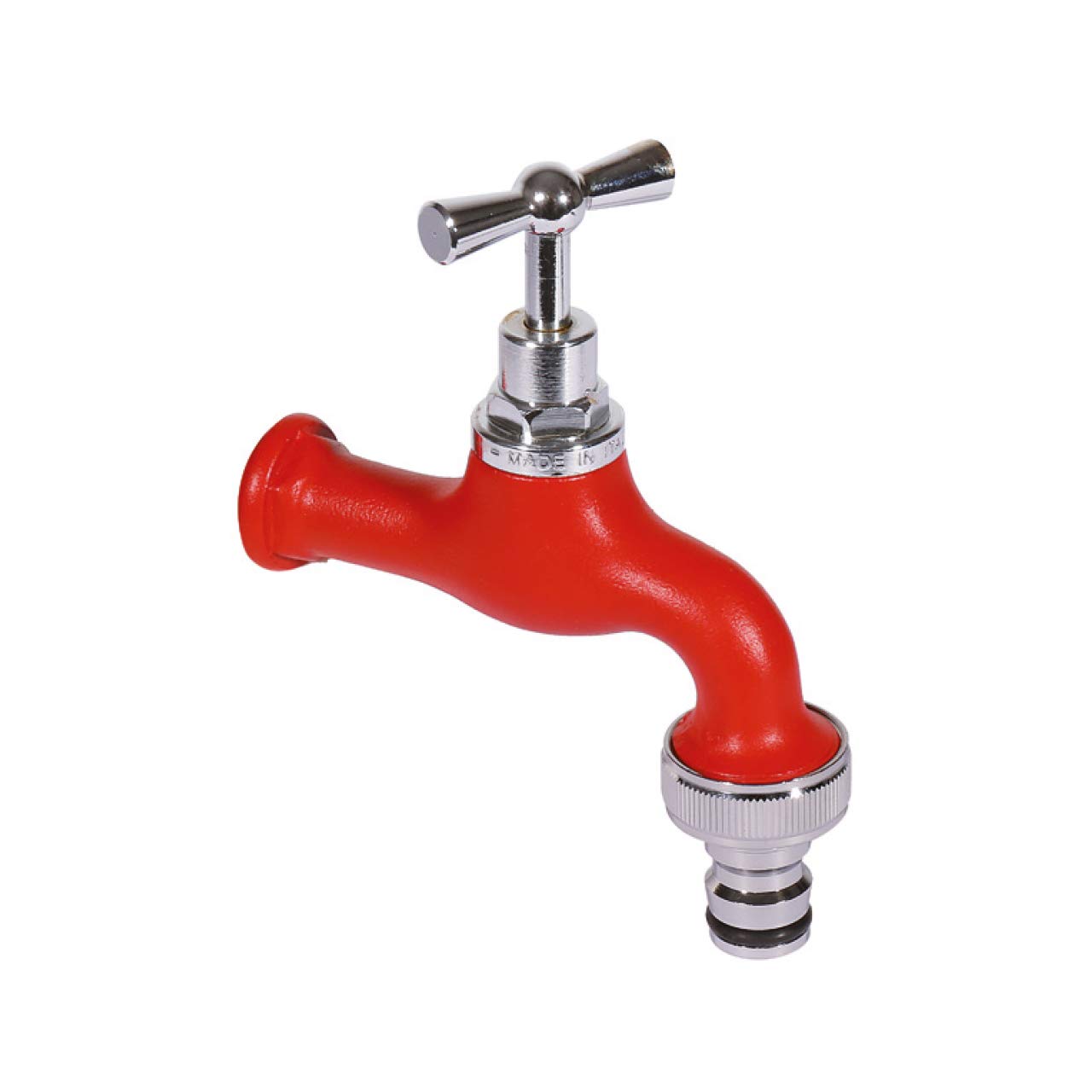 Bel-Fer Rubinetto Cromato RUB/026 Vari Colori (Rosso) - 4