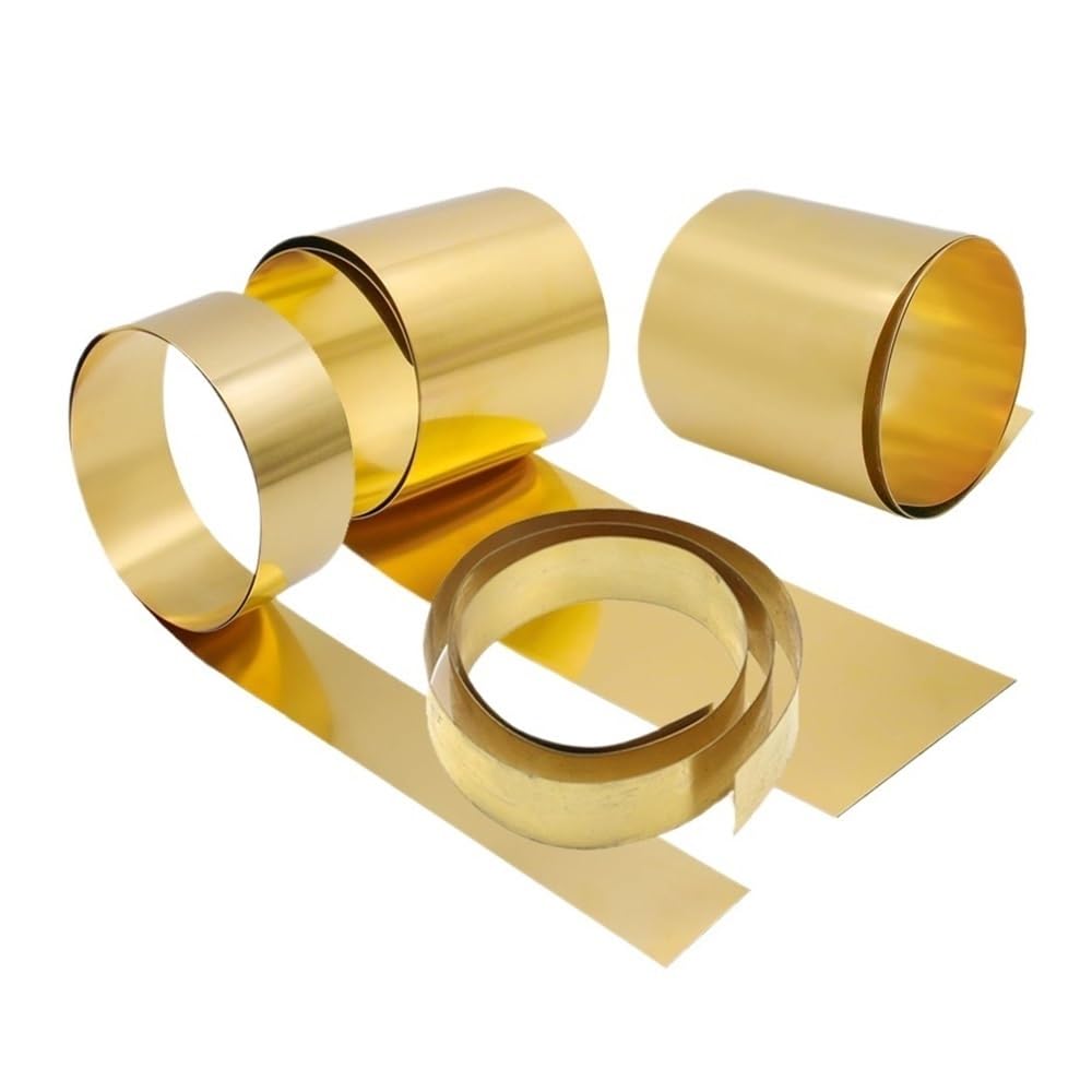 Elastyczny arkusz folii mosiężnej o grubości 0,01–0,3 mm i szerokości 10–200 mm(0.15x200x1000mm)