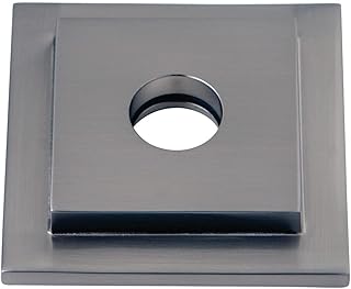 Kingston Brass FLSQUARE8 Magellan Heavy Duty Square Solid Cast Brass Shower Flange, Brushed Nickel