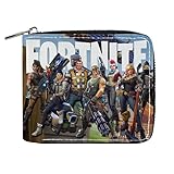 [witusu] フォートナイト 財布 二つ折り 大容量 PUレザー 小銭入れ ファスナー付き 多機能 日常使い さいふ 男女兼用 子供用 カード収納 誕生日 プレゼント