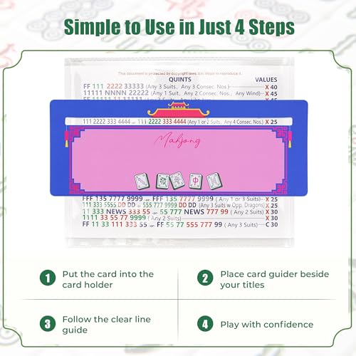 Set 4 Forros y 4 Buscadores para Mahjong miniatura 5