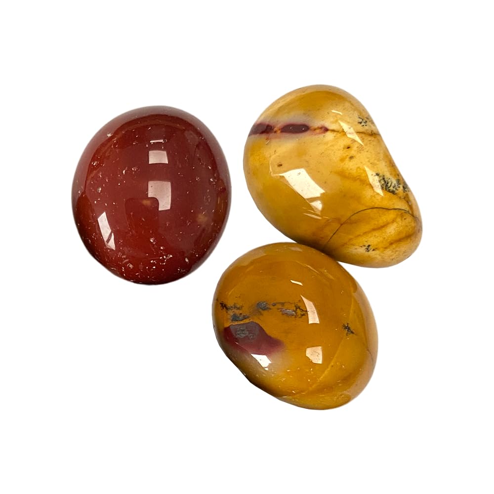 VIE Tumbled Crystals, Pack of 6, Mookaite Jasper