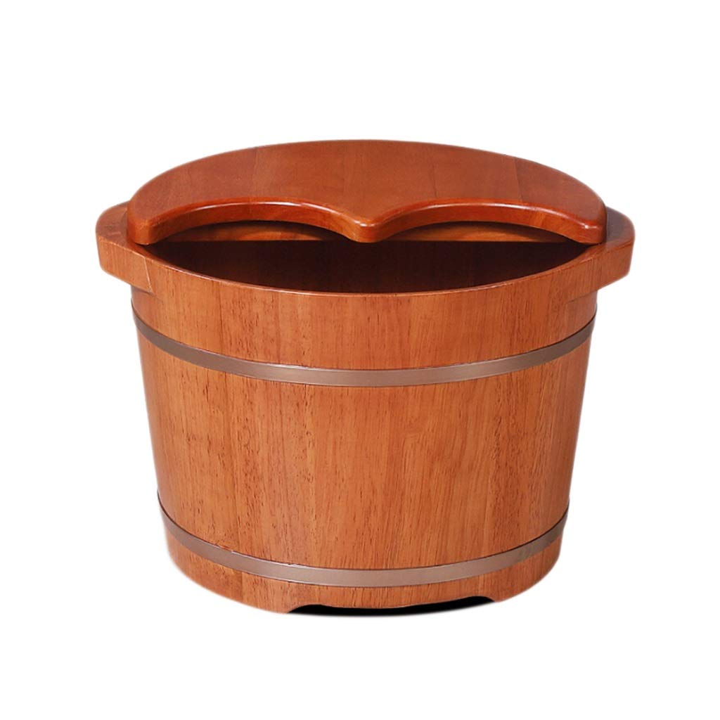 Foot SPA Barril De Madera Barril De Baño De Pies De Roble, Baño De Pies Doméstico, Barril De Baño De Pies Doméstico, Barril De Pedicura, Adecuado para Club De Salud, Familia, Bañera De Pie