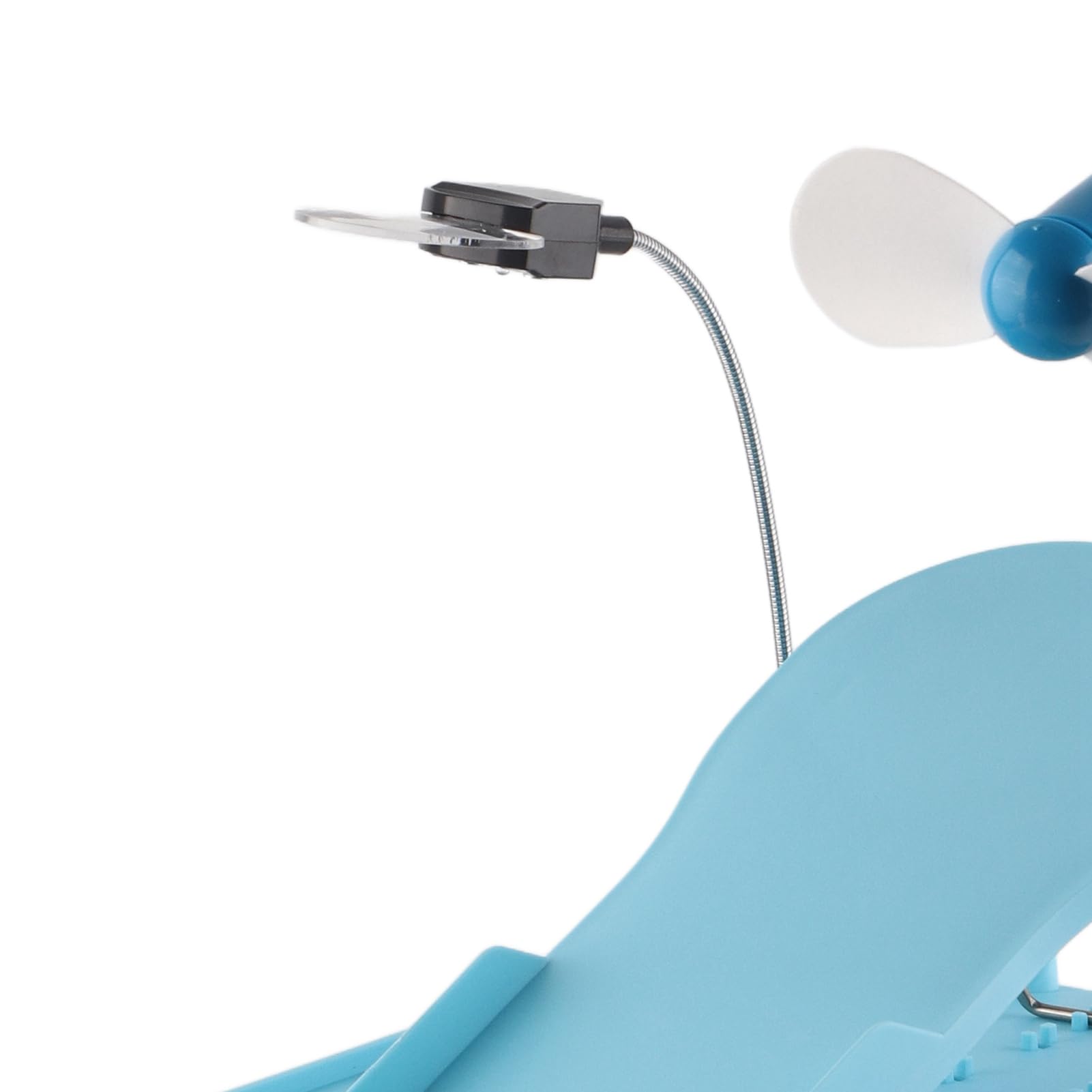 Kit Supporto Regolabile Antiscivolo per Poggiapiedi per Pedicure con Ventola di Asciugatura con Lente D'ingrandimento a LED per Uso Domestico