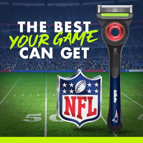 Gillette Labs Special NFL Patriots Edition Shaving Razor for Men - 1 Handle, 1 Razor Blade Refill, Perfect for Game Day Grooming, GilletteLabs with Exfoliating Bar - image 8